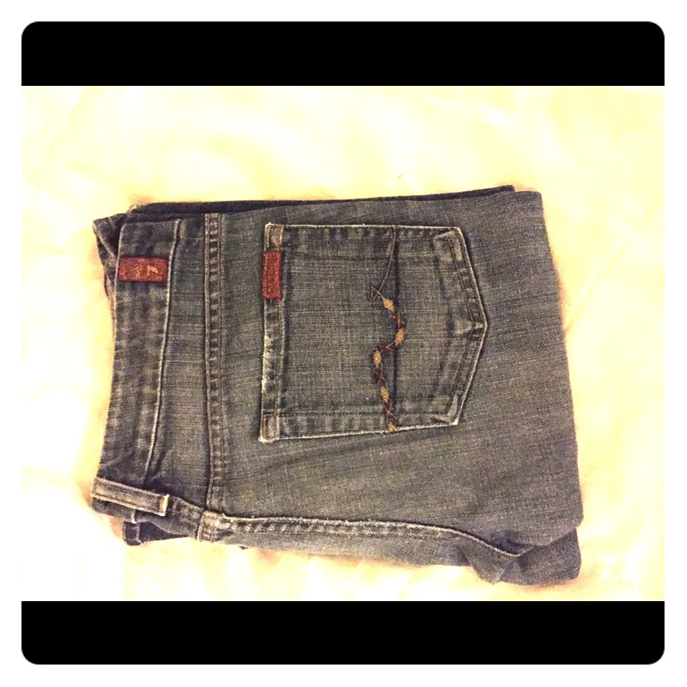 7 for all mankind boot cut jeans